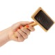 Mikki 6280031 Soft Bamboo Slicker Brush with Ball Heads for Medium/Long/Curly Coat, for Dogs and Cats, Made from Sustainable Bamboo, Small, S, 56 g Mikki 6280031 Soft Bamboo Slicker Brush with Ball Heads for Medium/Long/Curly Coat, for Dogs and Cats, Made from Sustainable Bamboo, Small, S, 56 g
