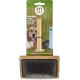 Mikki 6280031 Soft Bamboo Slicker Brush with Ball Heads for Medium/Long/Curly Coat, for Dogs and Cats, Made from Sustainable Bamboo, Small, S, 56 g Mikki 6280031 Soft Bamboo Slicker Brush with Ball Heads for Medium/Long/Curly Coat, for Dogs and Cats, Made from Sustainable Bamboo, Small, S, 56 g