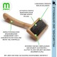 Mikki 6280031 Soft Bamboo Slicker Brush with Ball Heads for Medium/Long/Curly Coat, for Dogs and Cats, Made from Sustainable Bamboo, Small, S, 56 g Mikki 6280031 Soft Bamboo Slicker Brush with Ball Heads for Medium/Long/Curly Coat, for Dogs and Cats, Made from Sustainable Bamboo, Small, S, 56 g