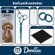 Mikki Doodle Dog Puppy Face and Paw Scissors Sharp and Durable Semi-Convex Blade Adjustable Tension Screw for Face and Precision Sensitive Areas 14cm Mikki Doodle Dog Puppy Face and Paw Scissors Sharp and Durable Semi-Convex Blade Adjustable Tension Screw for Face and Precision Sensitive Areas 14cm