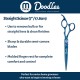 Mikki Doodle Dog Puppy Face and Paw Scissors Sharp and Durable Semi-Convex Blade Adjustable Tension Screw for Face and Precision Sensitive Areas 14cm Mikki Doodle Dog Puppy Face and Paw Scissors Sharp and Durable Semi-Convex Blade Adjustable Tension Screw for Face and Precision Sensitive Areas 14cm