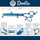 Mikki Doodle, Dog, Puppy, Thinning and Blending Scissors, Sharp and Durable Semi-Convex Blade, Blunt Safety Tips, Adjustable Tension Screw for Control and Precision 16.5 cm Mikki Doodle, Dog, Puppy, Thinning and Blending Scissors, Sharp and Durable Semi-Convex Blade, Blunt Safety Tips, Adjustable Tension Screw for Control and Precision 16.5 cm