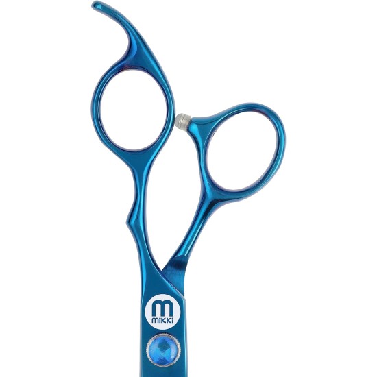 Mikki Doodle, Dog, Puppy, Thinning and Blending Scissors, Sharp and Durable Semi-Convex Blade, Blunt Safety Tips, Adjustable Tension Screw for Control and Precision 16.5 cm Mikki Doodle, Dog, Puppy, Thinning and Blending Scissors, Sharp and Durable Semi-Convex Blade, Blunt Safety Tips, Adjustable Tension Screw for Control and Precision 16.5 cm