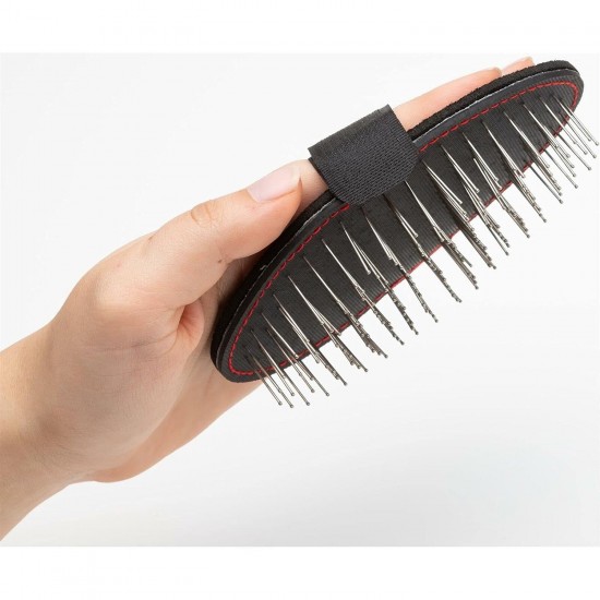 Mikki Palm Pad for Wire/Coarse Coats Dog Grooming Brush Mikki Palm Pad for Wire/Coarse Coats Dog Grooming Brush