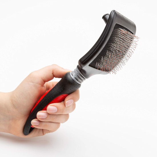 Mikki Soft Pin Slicker Dog Brush Cat Brush - Small Mikki Soft Pin Slicker Dog Brush Cat Brush - Small