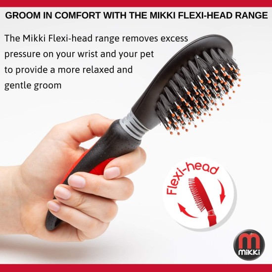 Mikki Soft Pin Slicker Dog Brush Cat Brush - Small Mikki Soft Pin Slicker Dog Brush Cat Brush - Small