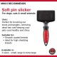 Mikki Soft Pin Slicker Dog Brush Cat Brush - Small Mikki Soft Pin Slicker Dog Brush Cat Brush - Small