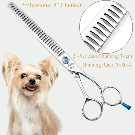 Moontay Dog Scissors Professional Grooming Scissors for Dogs Curved Fur Scissors for Cutting 7 Inch 440c Japanese Stainless Steel Scissors Dog Grooming Scissors Silver Moontay Dog Scissors Professional Grooming Scissors for Dogs Curved Fur Scissors for Cutting 7 Inch 440c Japanese Stainless Steel Scissors Dog Grooming Scissors Silver