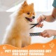 Moontay Professional Dog Scissors Set, 440C Stainless Steel Fur Scissors for Dogs, Straight Scissors, Curved Scissors, Thinning Scissors, Herringbone Scissors, Comb, Adjustment Tool, Cleaning Cloth Moontay Professional Dog Scissors Set, 440C Stainless Steel Fur Scissors for Dogs, Straight Scissors, Curved Scissors, Thinning Scissors, Herringbone Scissors, Comb, Adjustment Tool, Cleaning Cloth