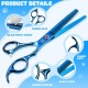 Moontay Professional Dog Scissors Set, 440C Stainless Steel Fur Scissors for Dogs, Straight Scissors, Curved Scissors, Thinning Scissors, Herringbone Scissors, Comb, Adjustment Tool, Cleaning Cloth Moontay Professional Dog Scissors Set, 440C Stainless Steel Fur Scissors for Dogs, Straight Scissors, Curved Scissors, Thinning Scissors, Herringbone Scissors, Comb, Adjustment Tool, Cleaning Cloth