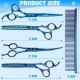 Moontay Professional Dog Scissors Set, 440C Stainless Steel Fur Scissors for Dogs, Straight Scissors, Curved Scissors, Thinning Scissors, Herringbone Scissors, Comb, Adjustment Tool, Cleaning Cloth Moontay Professional Dog Scissors Set, 440C Stainless Steel Fur Scissors for Dogs, Straight Scissors, Curved Scissors, Thinning Scissors, Herringbone Scissors, Comb, Adjustment Tool, Cleaning Cloth
