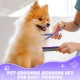 Moontay Professional Dog Scissors Set, 440C Stainless Steel Fur Scissors for Dogs, Straight Scissors, Curved Scissors, Thinning Scissors, Herringbone Scissors, Comb, Adjustment Tool, Cleaning Cloth Moontay Professional Dog Scissors Set, 440C Stainless Steel Fur Scissors for Dogs, Straight Scissors, Curved Scissors, Thinning Scissors, Herringbone Scissors, Comb, Adjustment Tool, Cleaning Cloth