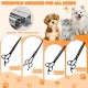 Moontay Professional Dog Scissors Set, 440C Stainless Steel Fur Scissors for Dogs, Straight Scissors, Curved Scissors, Thinning Scissors, Herringbone Scissors, Comb, Adjustment Tool, Cleaning Cloth Moontay Professional Dog Scissors Set, 440C Stainless Steel Fur Scissors for Dogs, Straight Scissors, Curved Scissors, Thinning Scissors, Herringbone Scissors, Comb, Adjustment Tool, Cleaning Cloth