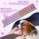 Moontay Professional Dog Scissors Set, 440C Stainless Steel Fur Scissors for Dogs, Straight Scissors, Curved Scissors, Thinning Scissors, Herringbone Scissors, Comb, Adjustment Tool, Cleaning Cloth Moontay Professional Dog Scissors Set, 440C Stainless Steel Fur Scissors for Dogs, Straight Scissors, Curved Scissors, Thinning Scissors, Herringbone Scissors, Comb, Adjustment Tool, Cleaning Cloth