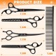 Moontay Professional Dog Scissors Set, 440C Stainless Steel Fur Scissors for Dogs, Straight Scissors, Curved Scissors, Thinning Scissors, Herringbone Scissors, Comb, Adjustment Tool, Cleaning Cloth Moontay Professional Dog Scissors Set, 440C Stainless Steel Fur Scissors for Dogs, Straight Scissors, Curved Scissors, Thinning Scissors, Herringbone Scissors, Comb, Adjustment Tool, Cleaning Cloth