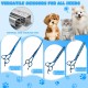 Moontay Professional Dog Scissors Set, 440C Stainless Steel Fur Scissors for Dogs, Straight Scissors, Curved Scissors, Thinning Scissors, Herringbone Scissors, Comb, Adjustment Tool, Cleaning Cloth Moontay Professional Dog Scissors Set, 440C Stainless Steel Fur Scissors for Dogs, Straight Scissors, Curved Scissors, Thinning Scissors, Herringbone Scissors, Comb, Adjustment Tool, Cleaning Cloth