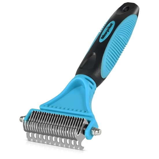 Morpilot Undercoat Brush for Dogs and Cats up to Long Hair, Pet Hair Brush Against Tangles, Perfect Grooming with the Cat Brush, Dog Brush, Undercoat, Easy Groom Fur Brush Morpilot Undercoat Brush for Dogs and Cats up to Long Hair, Pet Hair Brush Against Tangles, Perfect Grooming with the Cat Brush, Dog Brush, Undercoat, Easy Groom Fur Brush