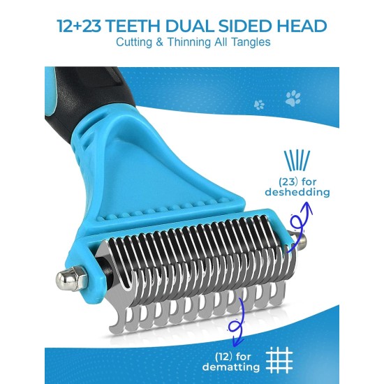 Morpilot Undercoat Brush for Dogs and Cats up to Long Hair, Pet Hair Brush Against Tangles, Perfect Grooming with the Cat Brush, Dog Brush, Undercoat, Easy Groom Fur Brush Morpilot Undercoat Brush for Dogs and Cats up to Long Hair, Pet Hair Brush Against Tangles, Perfect Grooming with the Cat Brush, Dog Brush, Undercoat, Easy Groom Fur Brush