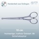 NTS-Solingen High Quality Dog Scissors / Fur Scissors 18 cm Long, Matte & Curved Design, Made of Rustproof Stainless Steel - Paw Scissors Dog Fur Scissors Dog Scissors with Safety Tip NTS-Solingen High Quality Dog Scissors / Fur Scissors 18 cm Long, Matte & Curved Design, Made of Rustproof Stainless Steel - Paw Scissors Dog Fur Scissors Dog Scissors with Safety Tip