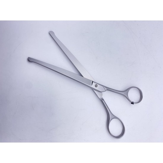 NTS-Solingen High Quality Dog Scissors / Fur Scissors 18 cm Long, Matte & Curved Design, Made of Rustproof Stainless Steel - Paw Scissors Dog Fur Scissors Dog Scissors with Safety Tip NTS-Solingen High Quality Dog Scissors / Fur Scissors 18 cm Long, Matte & Curved Design, Made of Rustproof Stainless Steel - Paw Scissors Dog Fur Scissors Dog Scissors with Safety Tip