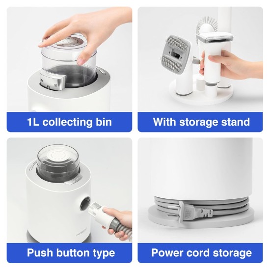 Neakasa P0 Pro Dog Clipper with Vacuum Cleaner, Professional Pet Care Set with 10,000 Pa Suction Power, Quiet Clipper for Dogs, Cats, Pet Hair Remover with 5 Care Tools Neakasa P0 Pro Dog Clipper with Vacuum Cleaner, Professional Pet Care Set with 10,000 Pa Suction Power, Quiet Clipper for Dogs, Cats, Pet Hair Remover with 5 Care Tools