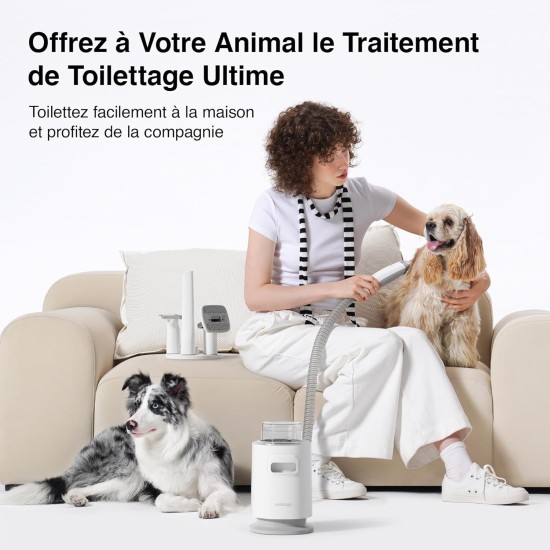 Neakasa P0 Pro Dog Clipper with Vacuum Cleaner, Professional Pet Care Set with 10,000 Pa Suction Power, Quiet Clipper for Dogs, Cats, Pet Hair Remover with 5 Care Tools Neakasa P0 Pro Dog Clipper with Vacuum Cleaner, Professional Pet Care Set with 10,000 Pa Suction Power, Quiet Clipper for Dogs, Cats, Pet Hair Remover with 5 Care Tools