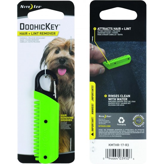 Nite Ize Doohickey Hair And Lint Remover - Green, N/A Nite Ize Doohickey Hair And Lint Remover - Green, N/A
