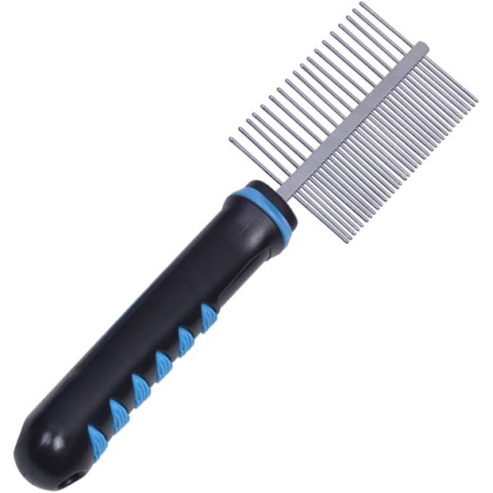 Nobby Comfort Line Double-Sided Comb, Coarse & Fine, 18 and 35 Teeth, Pack of 1 Nobby Comfort Line Double-Sided Comb, Coarse & Fine, 18 and 35 Teeth, Pack of 1