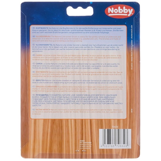 Nobby Nature Line Slicker Brush, Extra large, 12 x 7.5 cm Nobby Nature Line Slicker Brush, Extra large, 12 x 7.5 cm