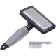 Nobby Professional Grooming Series Starline Slicker Brush with Cleaning Comb for Dogs and Cats, l Nobby Professional Grooming Series Starline Slicker Brush with Cleaning Comb for Dogs and Cats, l