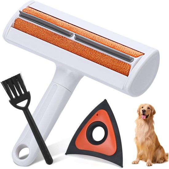 Nobelza Pet Hair Remover Lint Roller Set, Lint Roller for Dog Hair and Cat Hair, Reusable Pet Hair Remover, Lint Brush for Sofa, Bed, Carpet Nobelza Pet Hair Remover Lint Roller Set, Lint Roller for Dog Hair and Cat Hair, Reusable Pet Hair Remover, Lint Brush for Sofa, Bed, Carpet