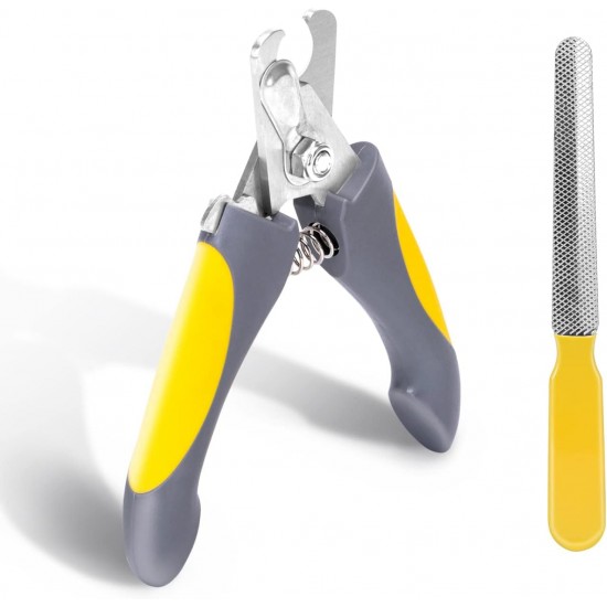 Nobleza Professional Claw Scissors for Dogs and Cats with Nail File Stainless Steel Claw Pliers Large Dog Nail Scissors Rabbit Cutter for Pets Nail Clippers with Safety Protection Nobleza Professional Claw Scissors for Dogs and Cats with Nail File Stainless Steel Claw Pliers Large Dog Nail Scissors Rabbit Cutter for Pets Nail Clippers with Safety Protection