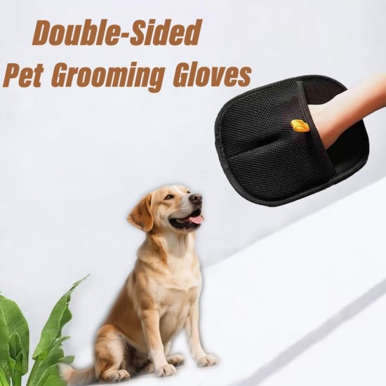 Pack of 2 Hair Brush Gloves for Dogs and Cats, Anti-Static Gloves with Double-Sided Design, Reusable Pet Hair Removal Gloves for Grooming, for Clothes, Sofas, Carpets Pack of 2 Hair Brush Gloves for Dogs and Cats, Anti-Static Gloves with Double-Sided Design, Reusable Pet Hair Removal Gloves for Grooming, for Clothes, Sofas, Carpets