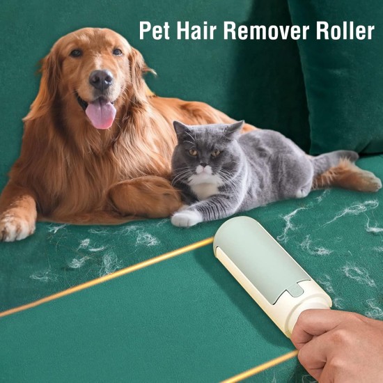 Pack of 2 Lint Roller Pet Hair Reusable Pet Hair Remover Brush for Cat Hair and Dog Hair Easy to Clean Pet Fur Remover Brushes for Clothes, Carpet & Sofa Pack of 2 Lint Roller Pet Hair Reusable Pet Hair Remover Brush for Cat Hair and Dog Hair Easy to Clean Pet Fur Remover Brushes for Clothes, Carpet & Sofa