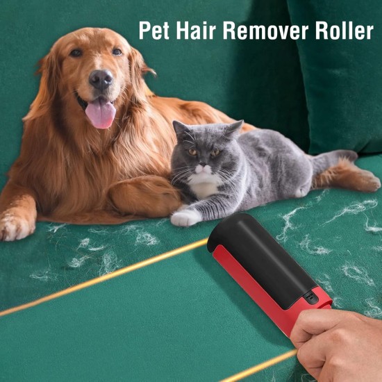Pack of 2 Lint Roller Pet Hair Reusable Pet Hair Remover Brush for Cat Hair and Dog Hair Easy to Clean Pet Fur Remover Brushes for Clothes, Carpet & Sofa Pack of 2 Lint Roller Pet Hair Reusable Pet Hair Remover Brush for Cat Hair and Dog Hair Easy to Clean Pet Fur Remover Brushes for Clothes, Carpet & Sofa