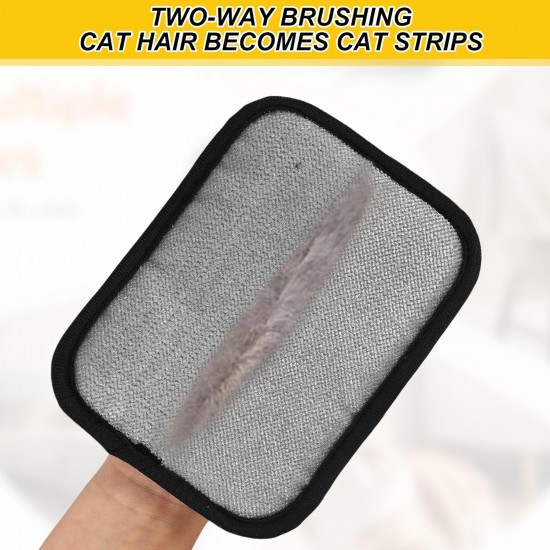 Pack of 2 Pet Hair Removal Gloves, Portable Electrostatic Cat and Dog Hair Removal Gloves with Pet Comb and 2 Hooks, Suitable for Carpets, Sheets, Sofas, Car Seats Pack of 2 Pet Hair Removal Gloves, Portable Electrostatic Cat and Dog Hair Removal Gloves with Pet Comb and 2 Hooks, Suitable for Carpets, Sheets, Sofas, Car Seats