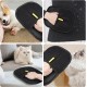 Pack of 2 double-sided pet grooming gloves, grooming gloves for dogs, cats and pets, anti-static, reusable cat hair remover, brush glove Pack of 2 double-sided pet grooming gloves, grooming gloves for dogs, cats and pets, anti-static, reusable cat hair remover, brush glove