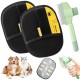 Pack of 3 Pet Hair Remover Gloves, Self-Cleaning Flea Comb for Pets, Electrostatic Pet Hair Removal Gloves, Grooming Gloves for Dogs, Cats, for Sofas, Bedding, Carpet Pack of 3 Pet Hair Remover Gloves, Self-Cleaning Flea Comb for Pets, Electrostatic Pet Hair Removal Gloves, Grooming Gloves for Dogs, Cats, for Sofas, Bedding, Carpet