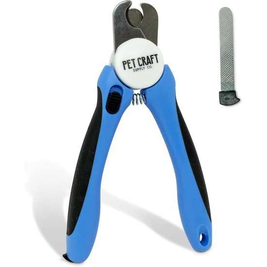Pet Craft Supply Easy to Use Pet Nail Clippers Trimmers for Dogs & Cats with Pet Safety Guard & Lock, Razor Sharp Blades for Professional & At Home Grooming Pet Craft Supply Easy to Use Pet Nail Clippers Trimmers for Dogs & Cats with Pet Safety Guard & Lock, Razor Sharp Blades for Professional & At Home Grooming
