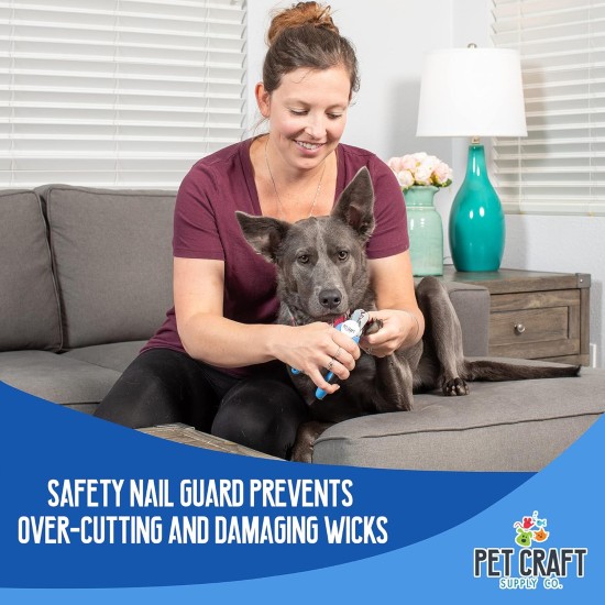 Pet Craft Supply Easy to Use Pet Nail Clippers Trimmers for Dogs & Cats with Pet Safety Guard & Lock, Razor Sharp Blades for Professional & At Home Grooming Pet Craft Supply Easy to Use Pet Nail Clippers Trimmers for Dogs & Cats with Pet Safety Guard & Lock, Razor Sharp Blades for Professional & At Home Grooming