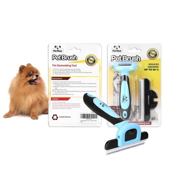 Pet Grooming Brush Effectively Reduces Shedding By Up To 95% Professional Deshedding Tool For Dogs And Cats Pet Grooming Brush Effectively Reduces Shedding By Up To 95% Professional Deshedding Tool For Dogs And Cats