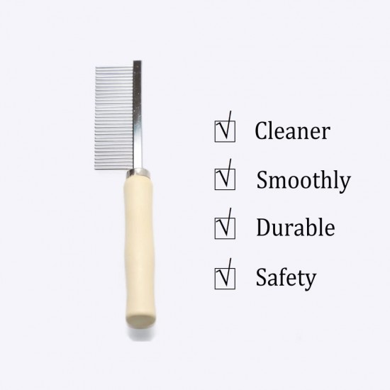 Pet Grooming Comb with Wooden Handle for Dogs and Cats Pet Grooming Comb with Wooden Handle for Dogs and Cats