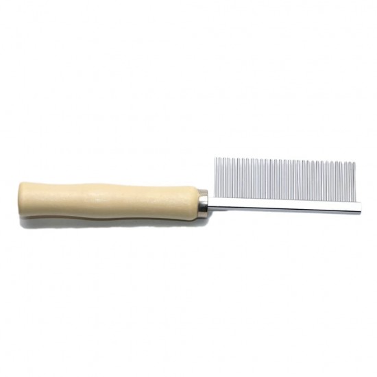 Pet Grooming Comb with Wooden Handle for Dogs and Cats Pet Grooming Comb with Wooden Handle for Dogs and Cats