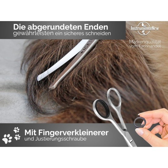 Pet Grooming Scissors Curved Micro Teeth Pet Grooming Scissors Curved Micro Teeth