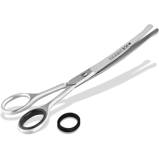Pet Grooming Scissors Curved Micro Teeth Pet Grooming Scissors Curved Micro Teeth