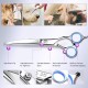 Pet Grooming Scissors for Dogs, 7 Inch Heavy Duty Titanium Pet Grooming Scissors Set, Professional Thinning Scissors, Straight Scissors with Comb for Dogs and Cats (4 Pack) Pet Grooming Scissors for Dogs, 7 Inch Heavy Duty Titanium Pet Grooming Scissors Set, Professional Thinning Scissors, Straight Scissors with Comb for Dogs and Cats (4 Pack)