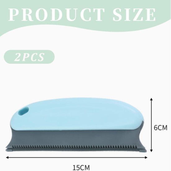 Pet Hair Remover Brush, Cat Dog Hair Remover for Carpet Lint Remover Hair Remover Comb for Funiture Couch Clothes Car Blankets, Dark Blue, Red, Pack of 2 Pet Hair Remover Brush, Cat Dog Hair Remover for Carpet Lint Remover Hair Remover Comb for Funiture Couch Clothes Car Blankets, Dark Blue, Red, Pack of 2