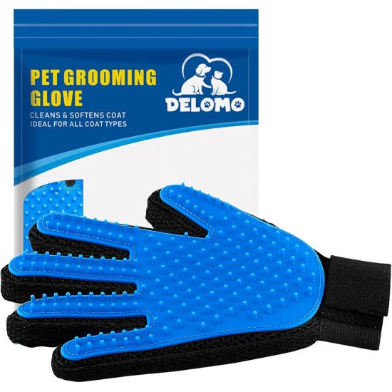 Pet Hair Remover Glove - Gentle Grooming Glove, Efficient Glove - Massage Glove with Improved Five Finger Design - Perfect for Dogs and Cats Pet Hair Remover Glove - Gentle Grooming Glove, Efficient Glove - Massage Glove with Improved Five Finger Design - Perfect for Dogs and Cats
