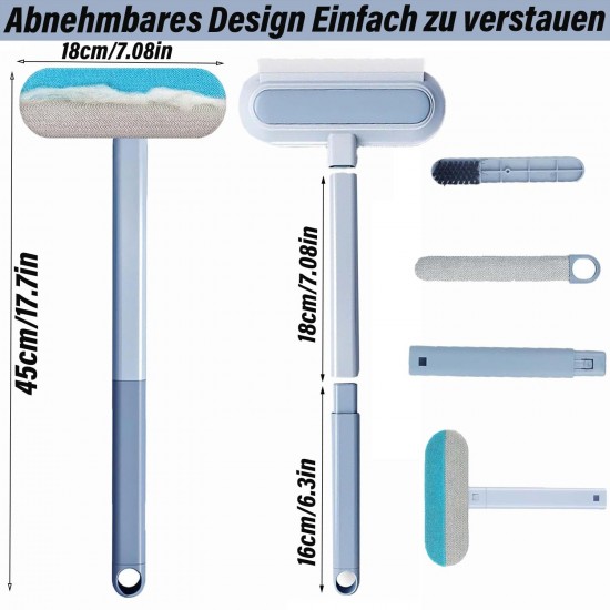 Pet Hair Remover, Multifunction Long Handle, 3-in-1 Pet Hair Remover, Multifunctional Cleaning Brush, Reusable Multi-Purpose Cleaning Tool for Clothes, Carpet, Glass, Cars Pet Hair Remover, Multifunction Long Handle, 3-in-1 Pet Hair Remover, Multifunctional Cleaning Brush, Reusable Multi-Purpose Cleaning Tool for Clothes, Carpet, Glass, Cars
