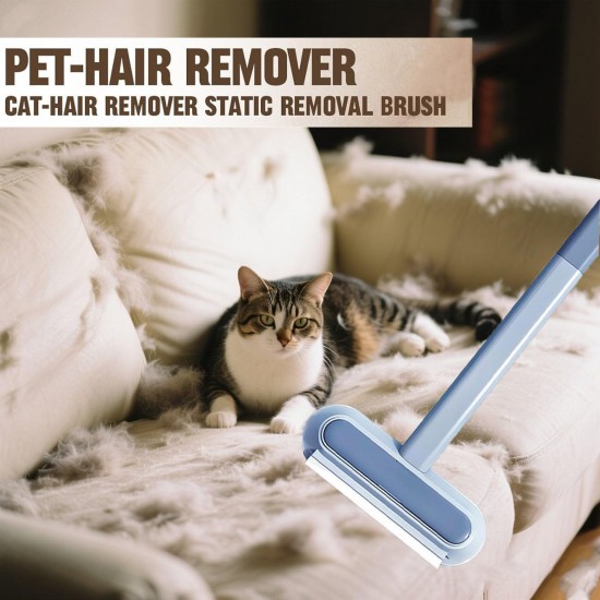 Pet Hair Remover, Multifunction Long Handle, 3-in-1 Pet Hair Remover, Multifunctional Cleaning Brush, Reusable Multi-Purpose Cleaning Tool for Clothes, Carpet, Glass, Cars Pet Hair Remover, Multifunction Long Handle, 3-in-1 Pet Hair Remover, Multifunctional Cleaning Brush, Reusable Multi-Purpose Cleaning Tool for Clothes, Carpet, Glass, Cars